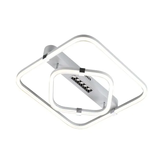 7665/64LS MITRA LED SN 64 Светильник пластик/белый LED 64Вт 3000-4000-6000K 545х505 IP20 пульт ДУ TRECKY