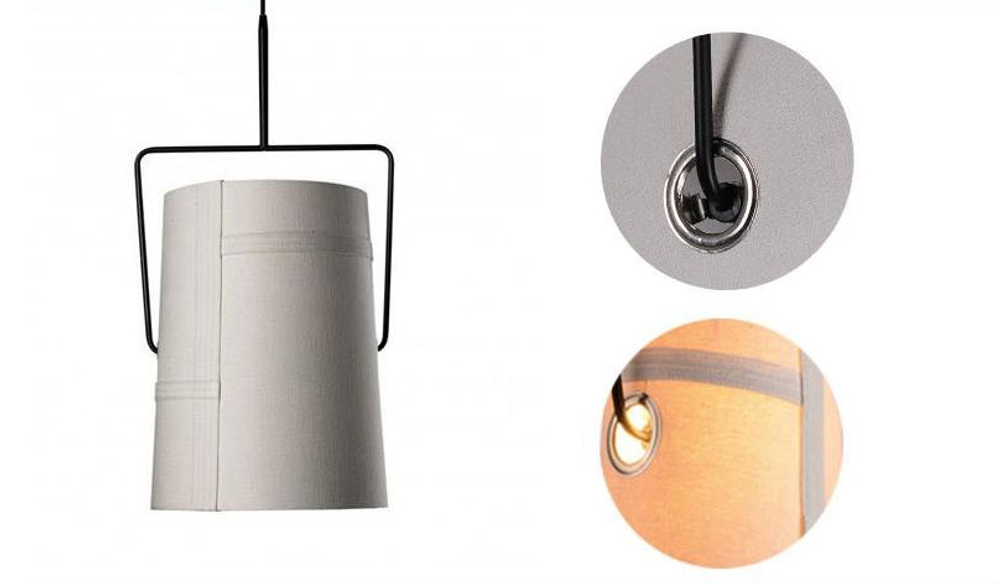 Подвесной дизайнерский светильник  Diesel Fork by Foscarini D18 (серый)