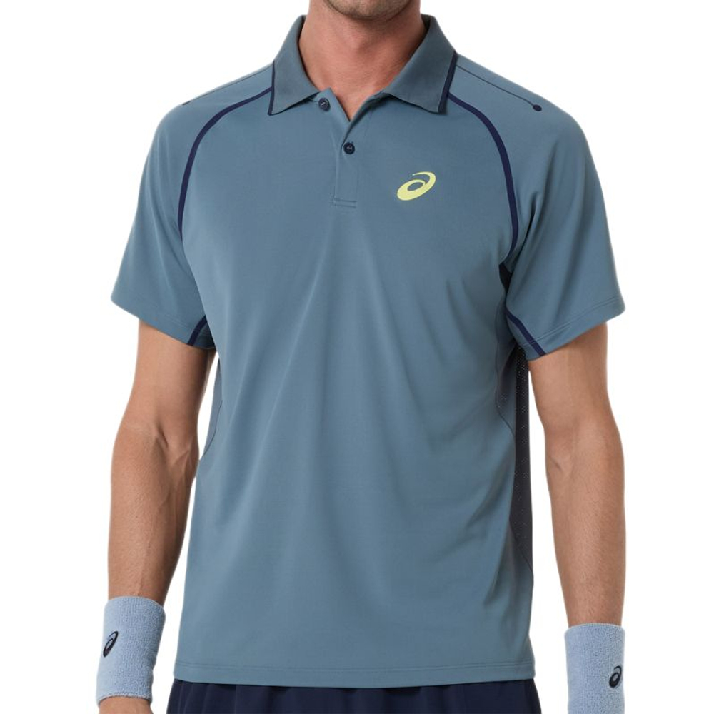 Теннисное поло Asics Match Short Sleeve - ironclad