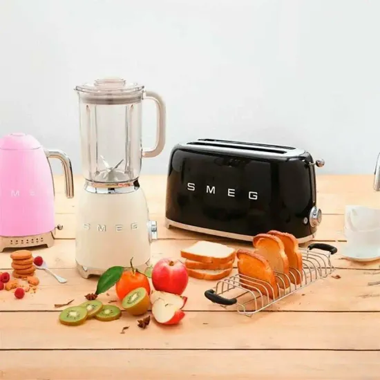 Тостер Smeg TSF03BLEU , черный