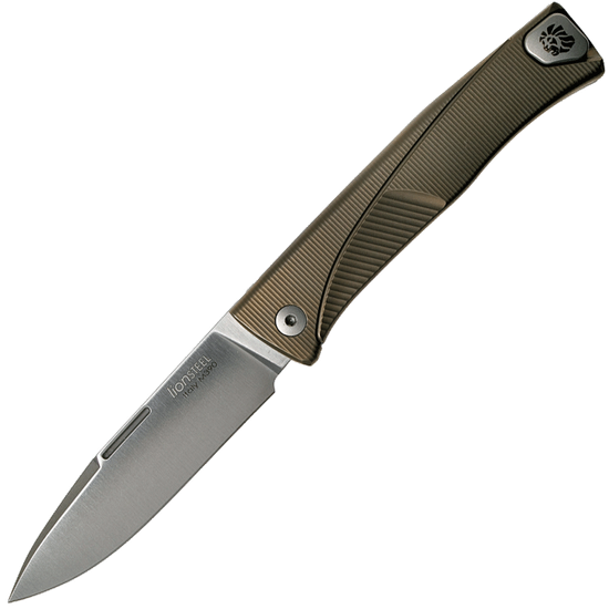 Складной нож Lion Steel "Thrill" L/TL BR c клинком из стали Böhler M390 Microclean®, рукоять титан