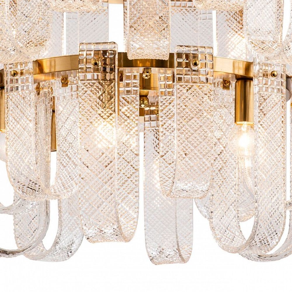 Подвесная люстра Indigo Brina 12027/18P Brass