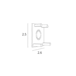 Заглушка для накладного шинопровода Arte Lamp OPTIMA-ACCESSORIES