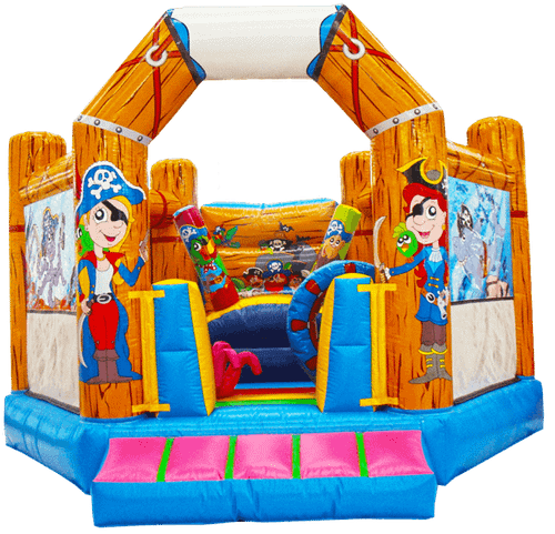 Коммерческий надувной батут "Весёлый пират"