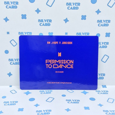 Фотокарта BTS - PERMISSION TO DANCE FLEECEZIP-UP HOODIE PHOTOCARD (РМ| Джейхоуп | Чонгук | Ви)