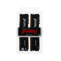 Комплект модулей памяти Kingston FURY Beast KF432C16BB1K2/32WP DDR4 32GB (Kit 2x16GB) 3200MHz Чёрный