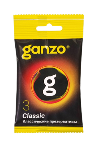 Ganzo Classic - классические презервативы, в пакете