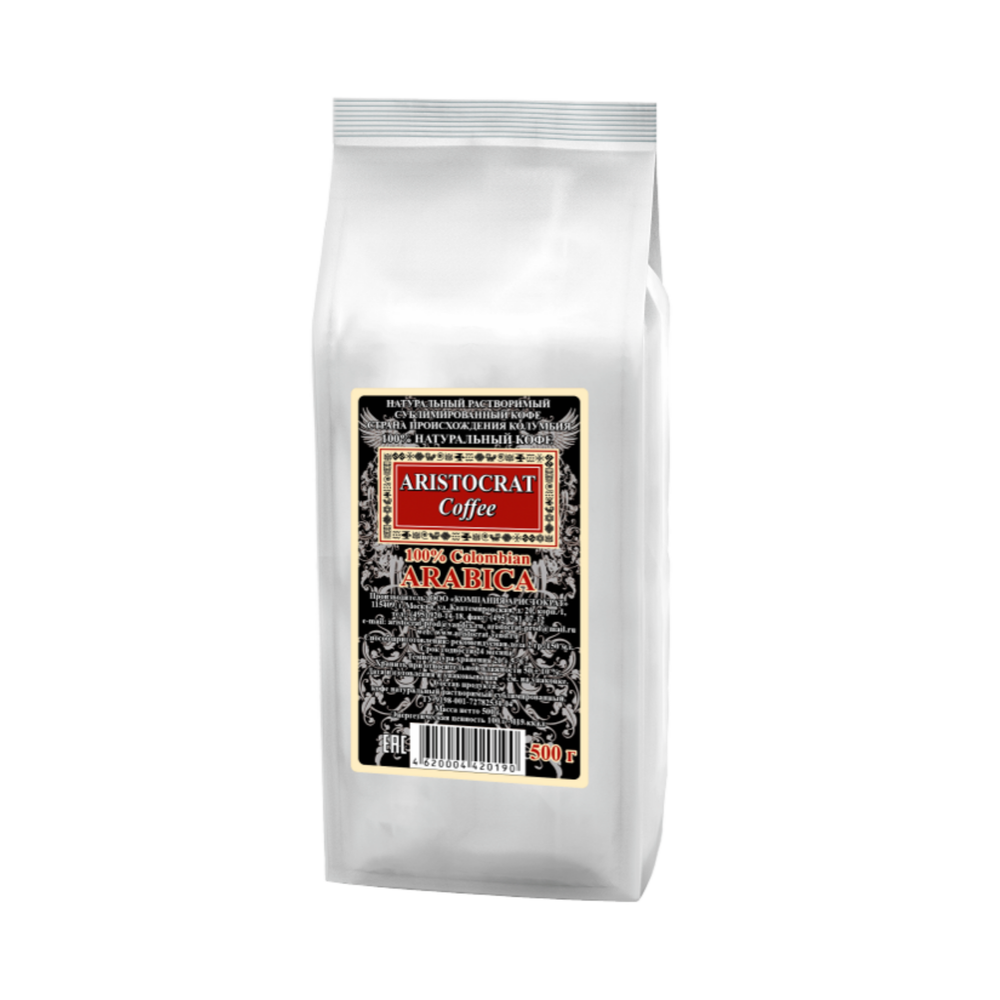 Кофе натуральный растворимый сублимированный  «100% Сolombian Arabica»