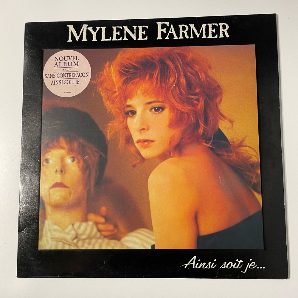 Винтажная виниловая пластинка LP Mylene Farmer, Ainsi Soit Je (Франция 1988)