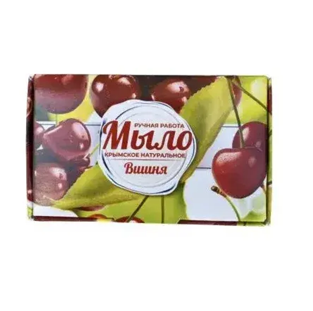 Мыло крымское натуральное. Ручная работа. «Вишня» Сделано в Крыму.