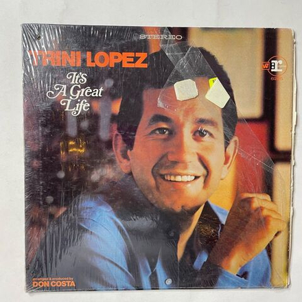 Винтажная виниловая пластинка LP Trini Lopez Its A Great Life (USA 1968)
