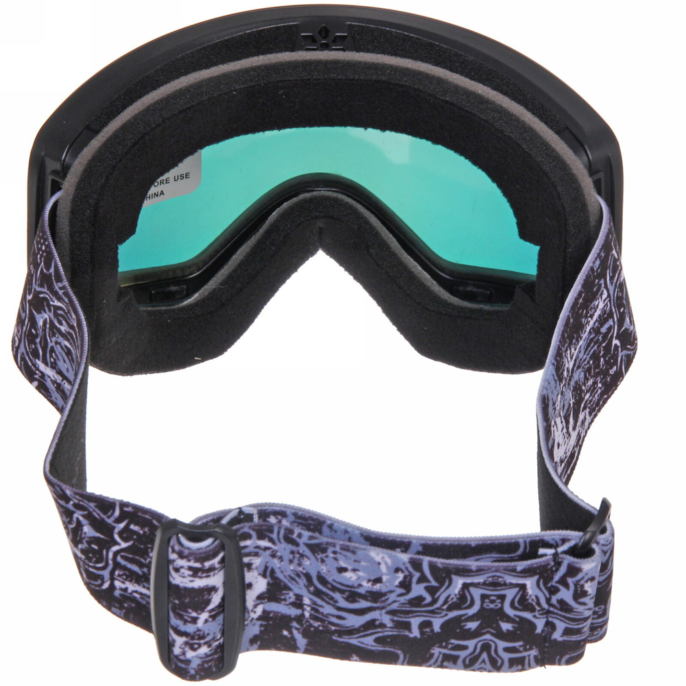 Очки горнолыжные H057 черная оправа/оранжевая линза