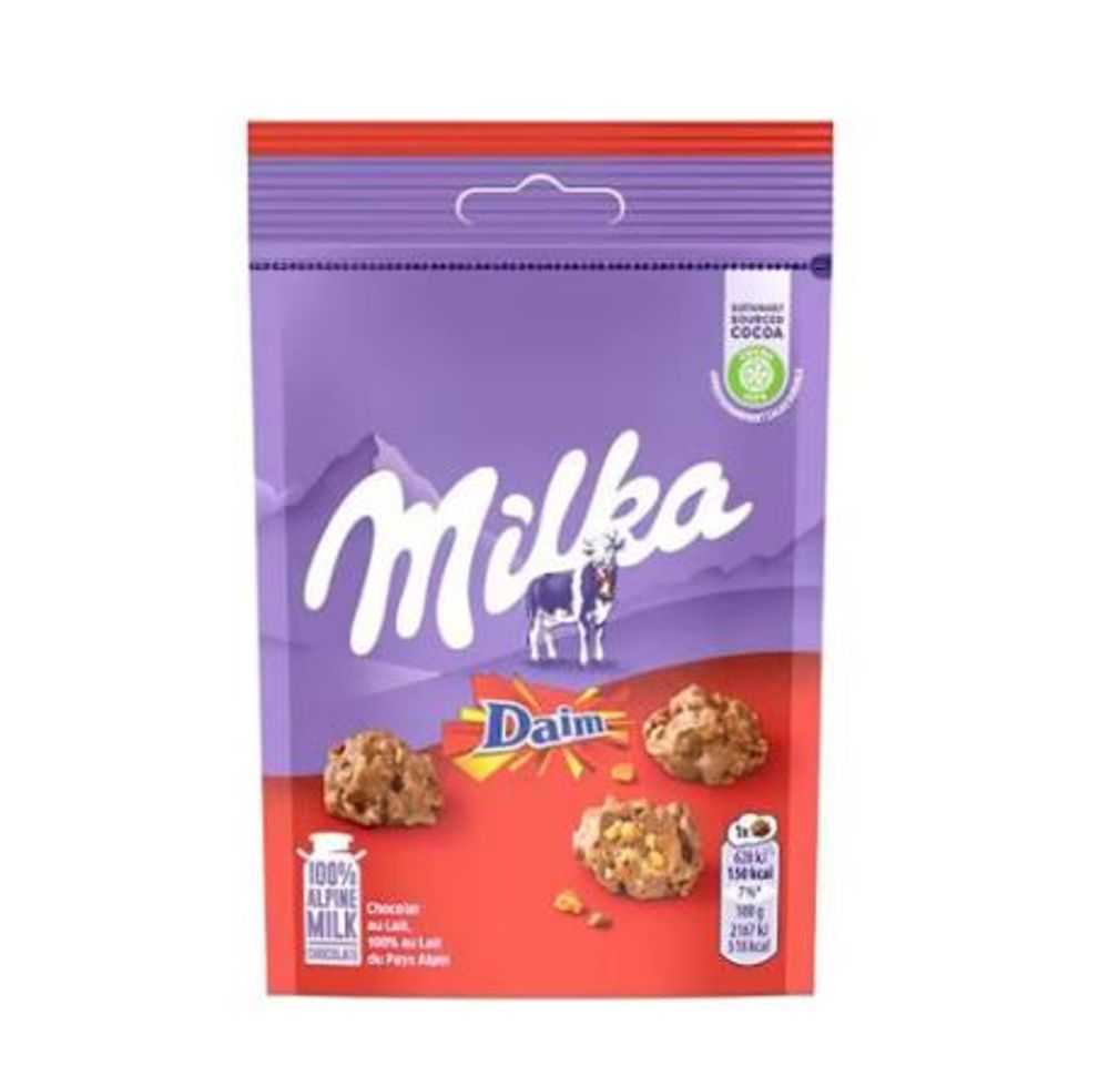 Шоколадные батончики Milka Daim Snax 145гр