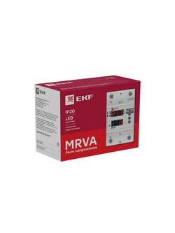 Реле напряжения и тока с дисплеем MRVA 40А PROxima EKF MRVA-40A