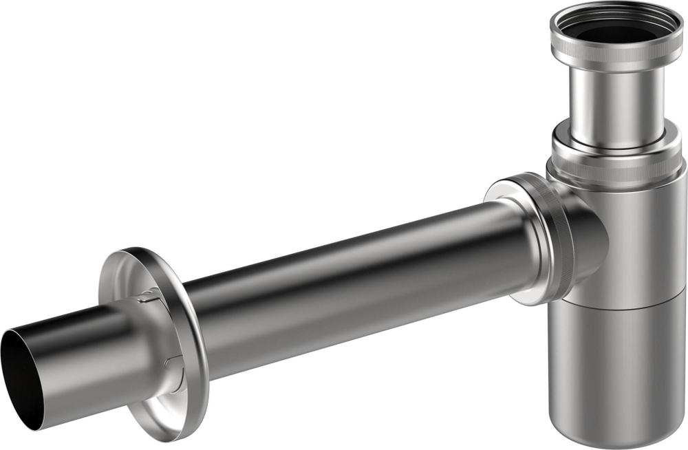 Сифон д/умыв. 1 1/4"х32 МS1020-10 металлич. AQUANT