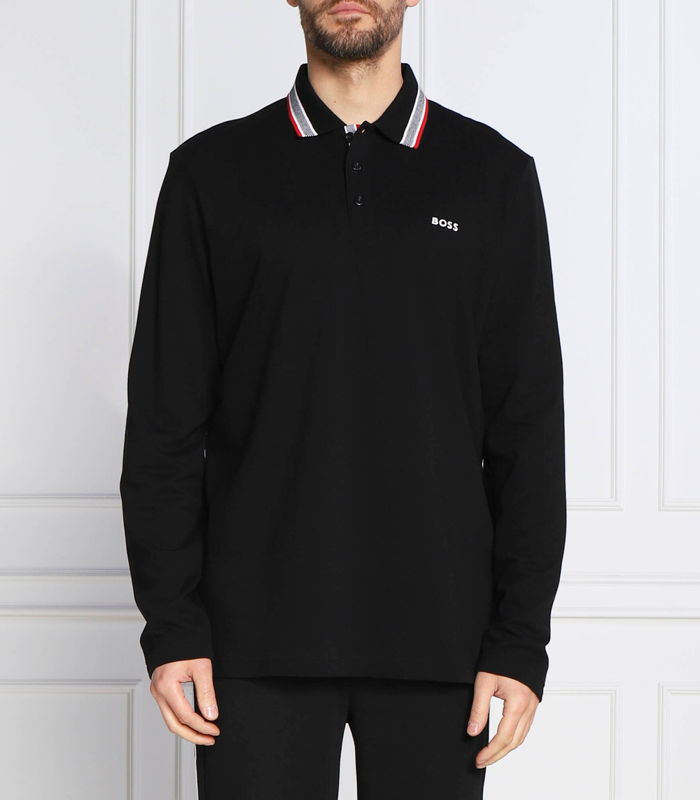 поло plisy BOSS GREEN - черный(50469108)