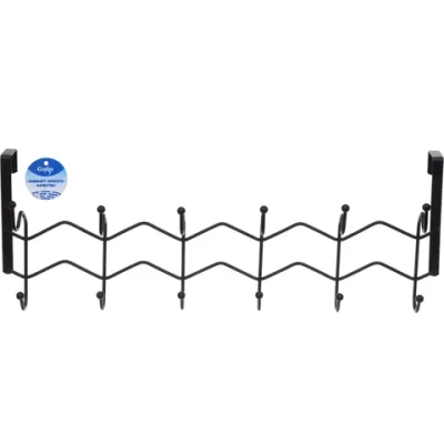 Крючки надверные на планке «ЛОФТ ТАМБЛ», цвет чёрный, 49.5*18.3*10.5см (Лейбл Селфи)