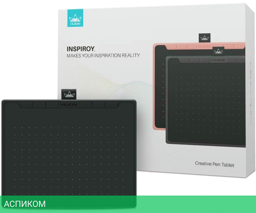 Графический планшет Huion Inspiroy Black (RTS-300)