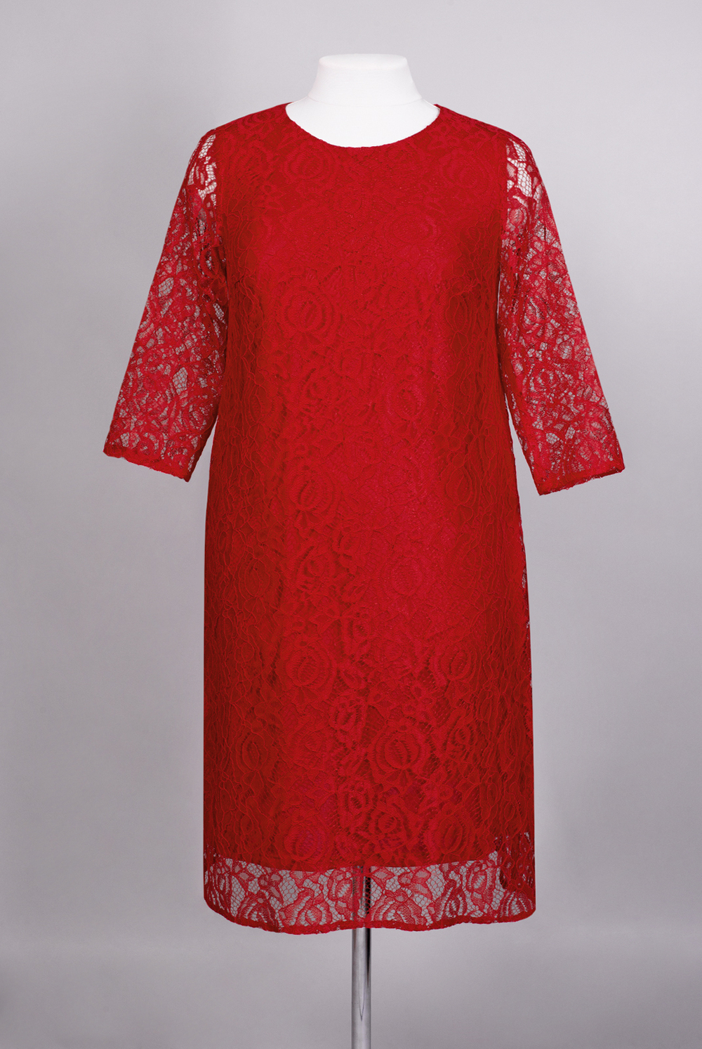 Платье женское 2567АПВ, красный #177Кв052567АПВ