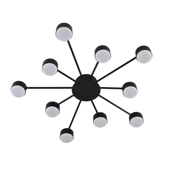 8344/10C COMFI черный, металл Люстра GX53 LED 10*7W 220V TORINA