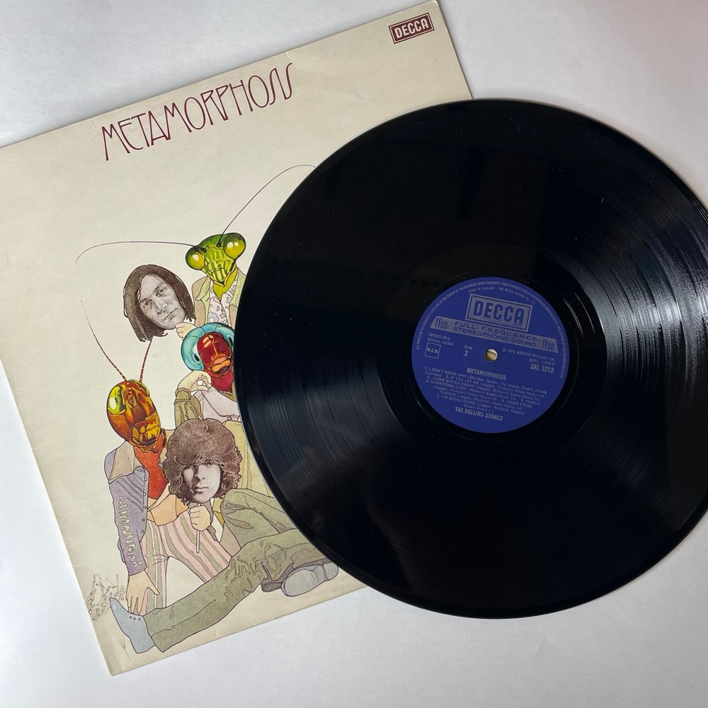 Винтажная виниловая пластинка LP The Rolling Stones Metamorphosis (Англия 1976)