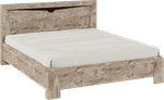 Коллекция Хилтон Кровать 1400 Дуб юкон/Гранж (+ ортопед)
