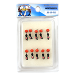 Мормышка "Муравей" с глазком и лыской + подвеска (2мм, 0.3гр)