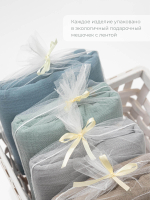 Сет из 4х муслиновых салфеток Mjölk Cream