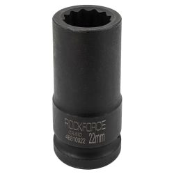 Головка ударная глубокая 22мм 3/4''12гр. RockForce##Rock FORCE RF-46810022
