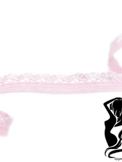 Розовый 51 Резинка ажурная 11 мм, Греция