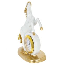 GAEM Фигурка декоративная "Лошадь" с часами (LR41x1), L8,5 W5 H12 см