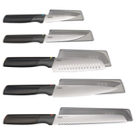 Нож зубчатый elevate, 11 см, зеленый