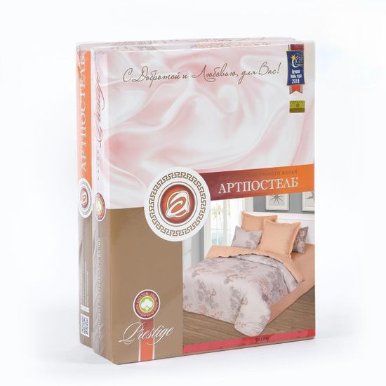 Семейный комплект постельного белья Лея сатин