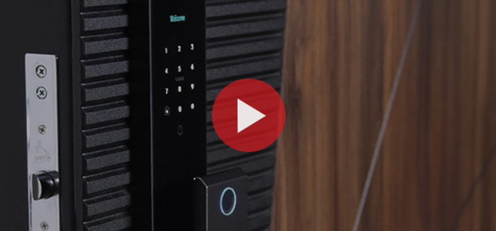 Стальная дверь "Берилл" (биометрический замок Y12). Заказная модель.