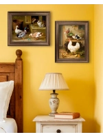 Картина интерьерная на холсте в раме 25*31 см