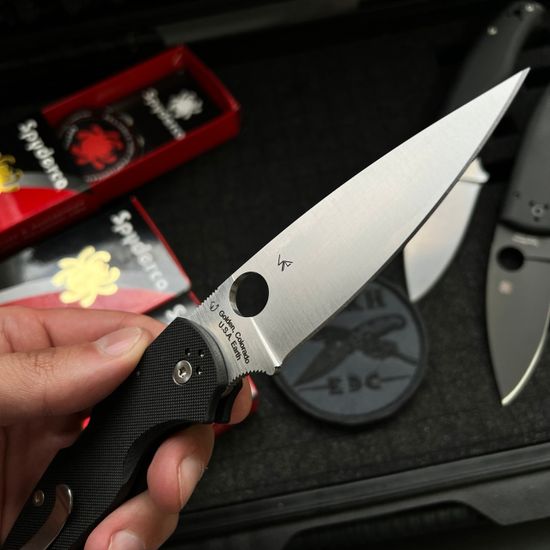 Складной нож Spyderco Native Chief C244GP c клинком из стали CPM-S30V, рукоять G10
