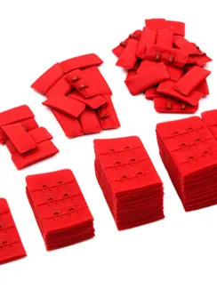 Крючки/петли Arta-F, 33*55 мм, 2*3, красный 100