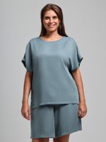 Блузка Летний драйв-4 Виотекс СЕРЫЙ