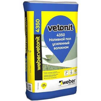 Пол наливной для звукоизоляционных полов Weber.Vetonit 4350 25 кг