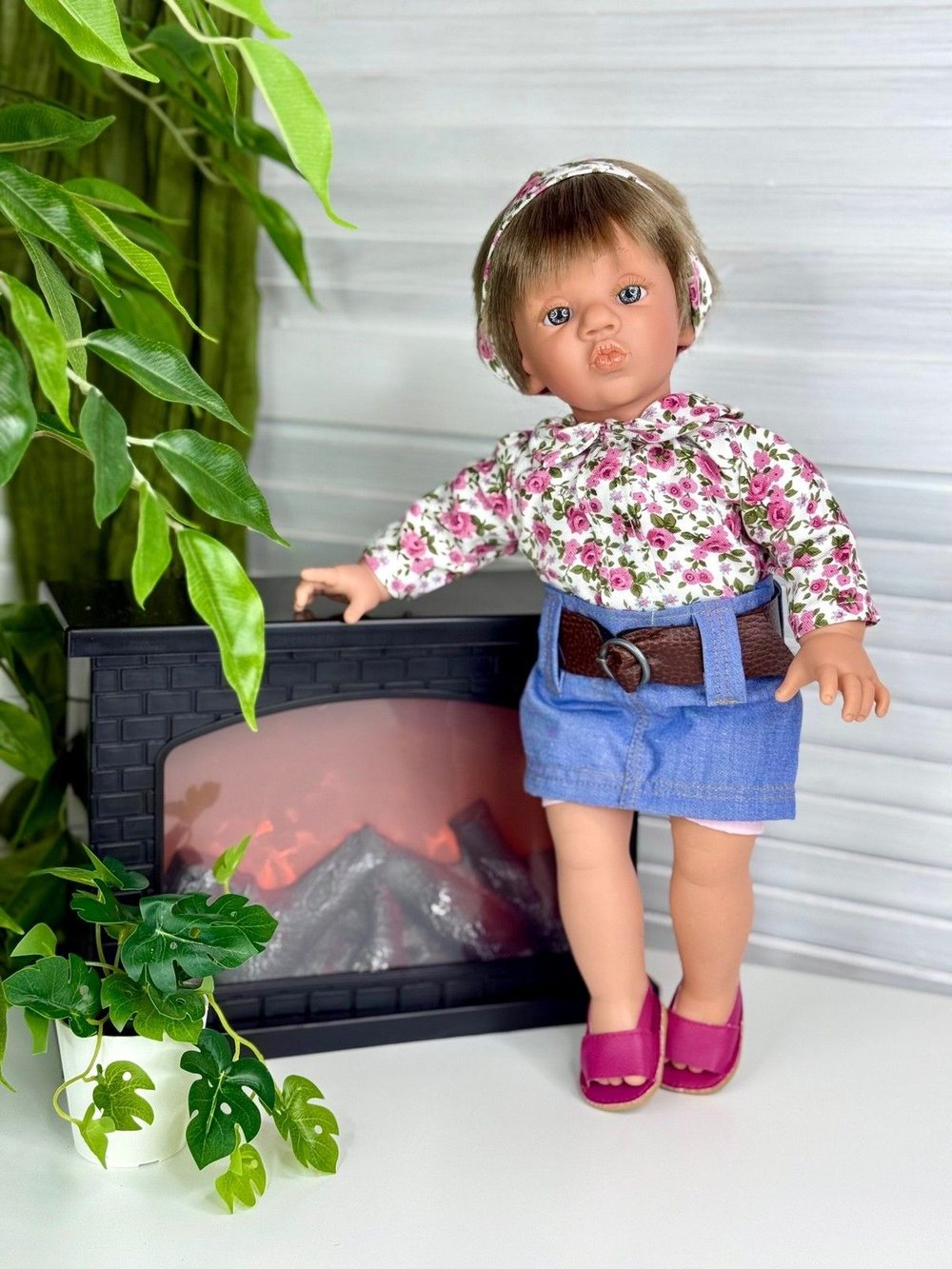 Кукла LAMAGIK мягконабивная 38см Gestito (12026)