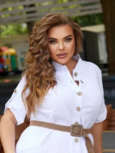 Платье-рубашка УК-6089 Fabrika