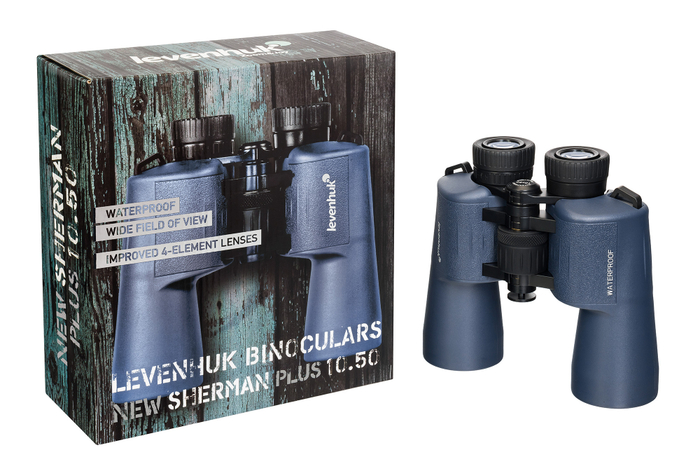 Бинокль Levenhuk New Sherman PLUS 10x50