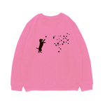 Свитшот "Бигль и бабочки"