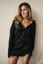 Рубашка в пижамном стиле bk