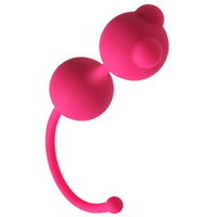 Розовые вагинальные шарики 2,6см Lola Games Emotions Foxy Pink 4001-02Lola