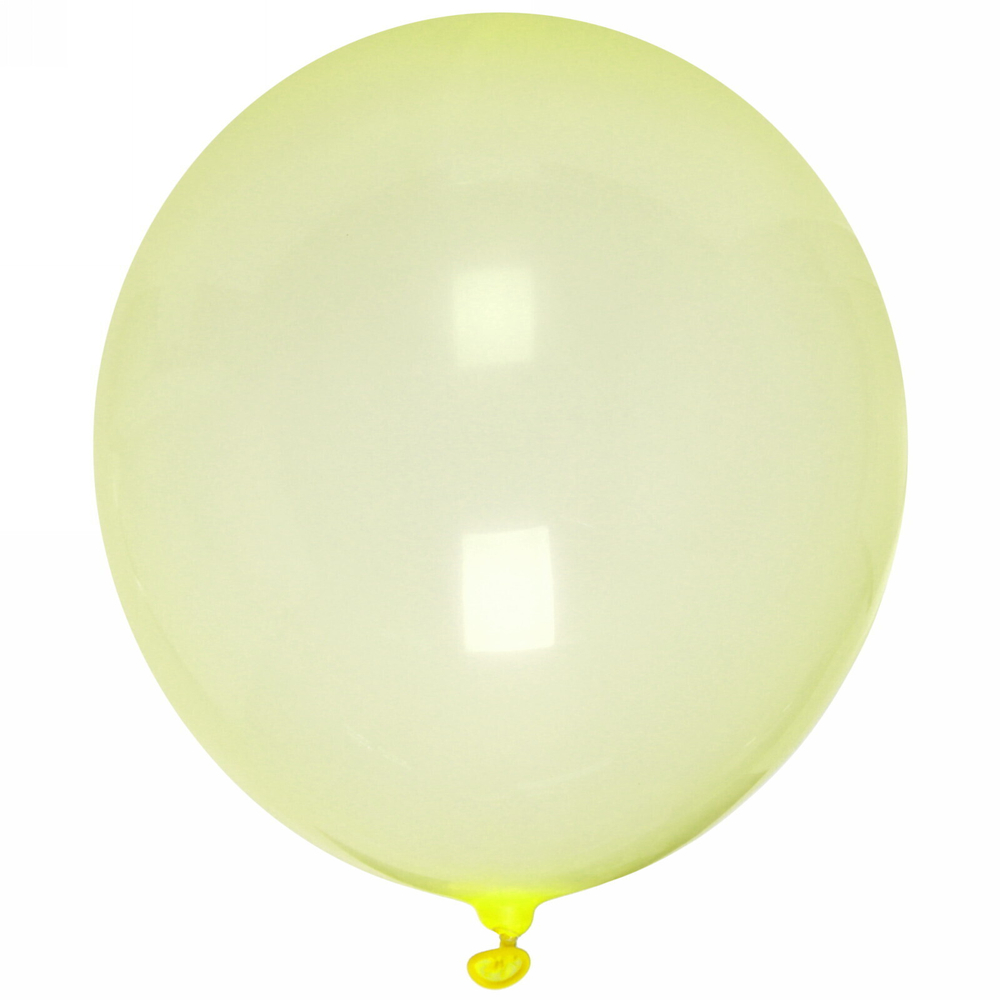 Воздушные шары «Кристалл» 25шт 12»/30см желтый