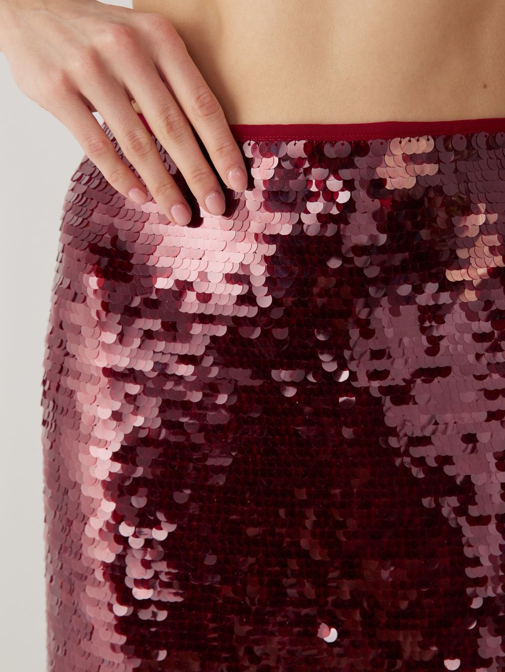 ЮБКА В ПАЙЕТКАХ BORDO