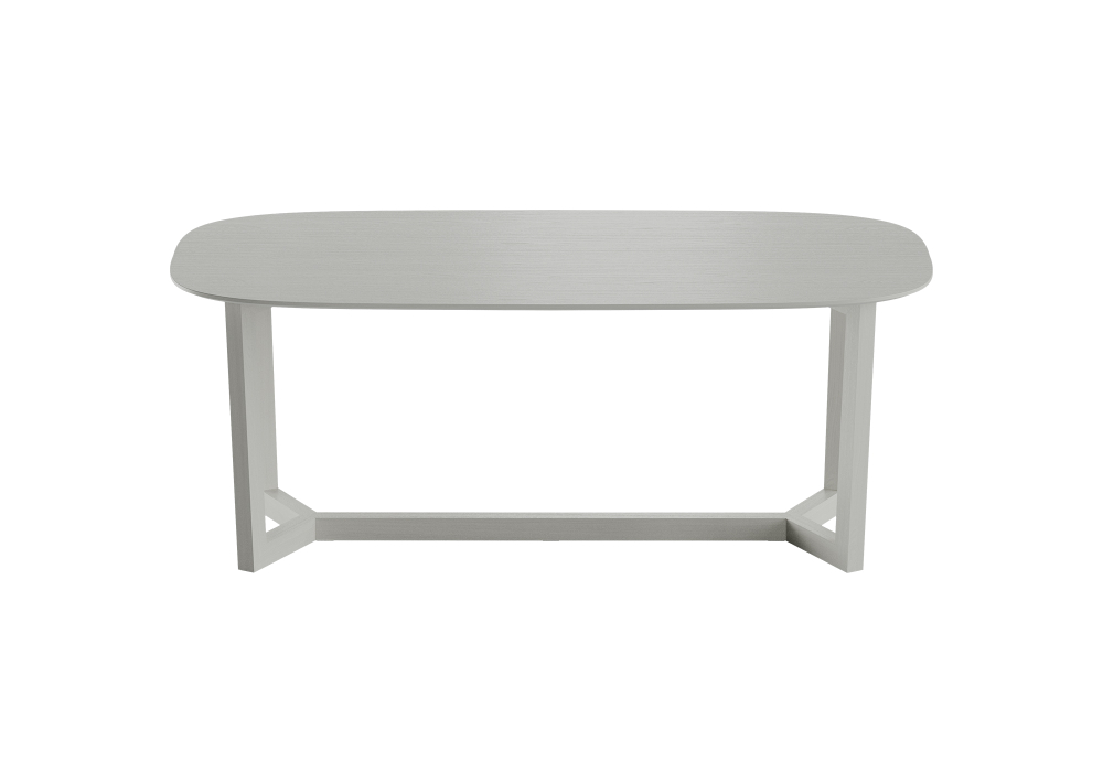 Стол обеденный Cross 2 200*95 см (светло-серый)