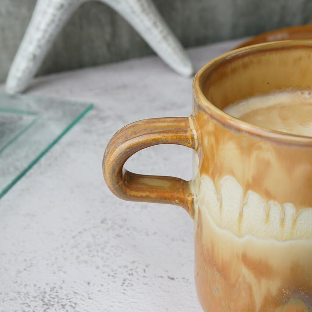 Кружка 500 мл d 10,8 см h9,6 см Light Brown Spots Frutti di Mare P.L. [1]