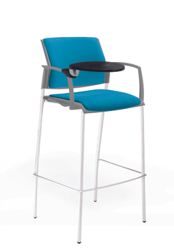 Movie стул барный с мягким сиденьем и спинкой